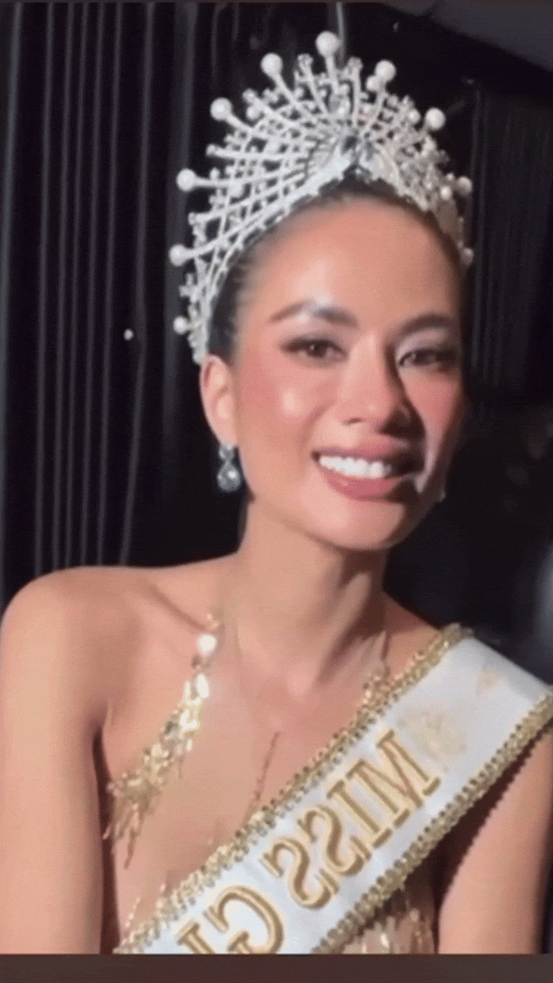 Nguyễn Đình Như Vân nói 1 câu gây bão sau khi đăng quang cuộc thi Hoa hậu vướng lùm xùm bản đồ có