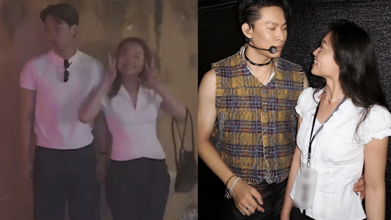 Tóm dính mỹ nam Vbiz và bạn gái ôm ấp giữa phố, thấy camera vẫn có hành động thản nhiên!- Ảnh 1.