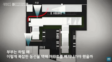 2 vợ chồng diễn viên bước vào chung cư rồi