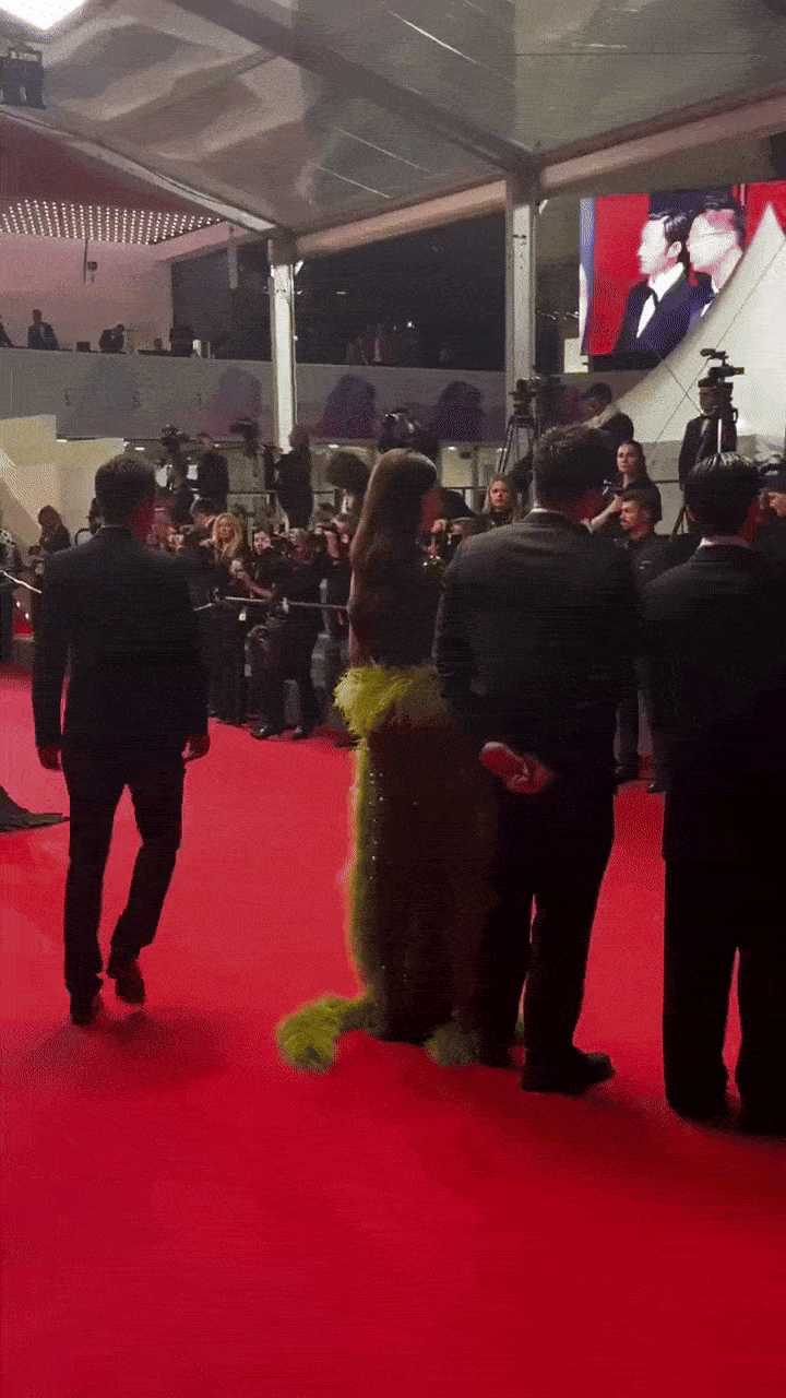Clip viral: Quốc bảo nhan sắc bị ngó lơ ở thảm đỏ Cannes 2025, pose dáng với máy hút bụi trước hàng trăm người- Ảnh 2.