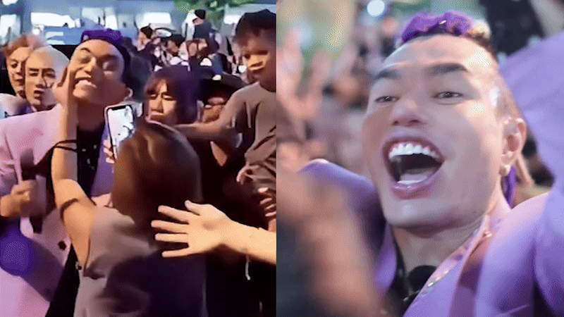 Video Lê Dương Bảo Lâm hoảng loạn vì bị fan nữ quá khích nhào tới tiếp cận- Ảnh 2. Video Lê Dương Bảo Lâm hoảng loạn vì bị fan nữ quá khích nhào tới tiếp cận- Ảnh 2.