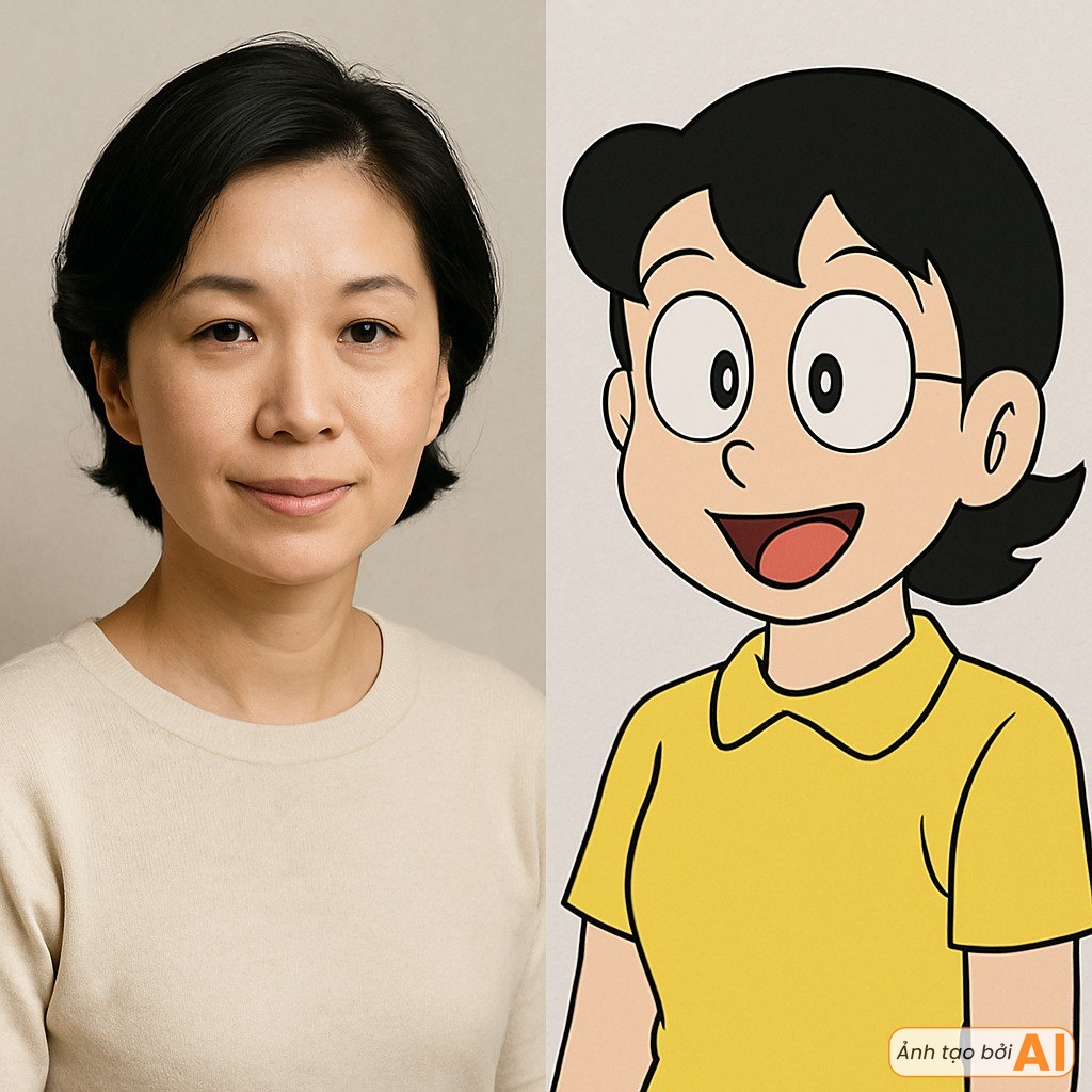 Dàn nhân vật hoạt hình Doraemon hóa người thật: Shizuka đẹp hơn bản gốc, 1 cái tên như xé truyện bước ra- Ảnh 7.