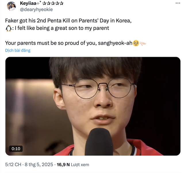 Chia sẻ của Faker về pha pentakill khiến fan không khỏi chạnh lòng- Ảnh 1.