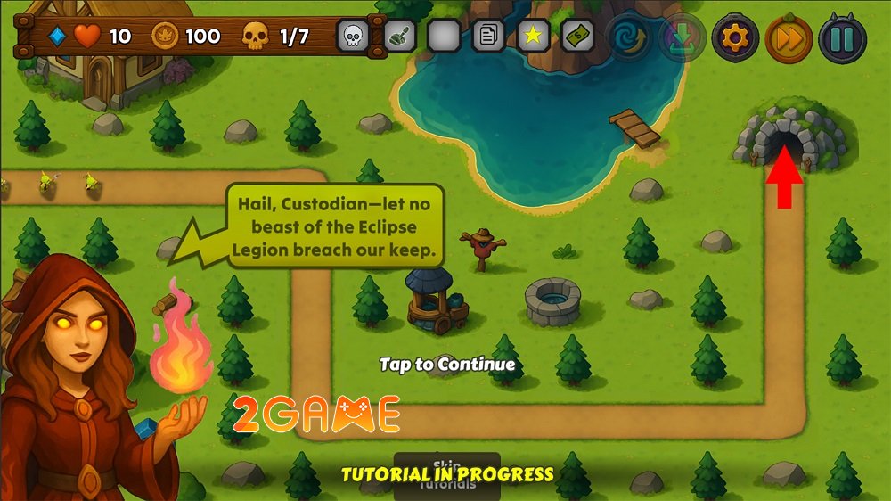 Falcon Eclipse: Tower Defense – Thế giới giả tưởng đầy mê hoặc của Elarian falconeclipsetowerdefensegame 1