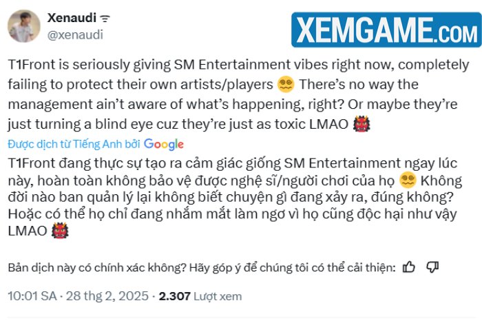 T1 nhận quà cho Smash và Faker từ hội anti Gumayusi khiến nhiều fan bức xúc fan t1 chi trich tang qua