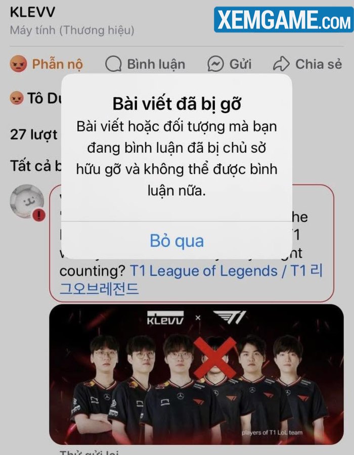 Nhà tài trợ của T1 nhận “bão phẫn nộ” vì đăng ảnh Smash, nhanh chóng xóa bài fan t1 phan no smash