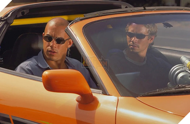 Hình ảnh trong phim Paul Walker và Vin Diesel trong series Fast & Furious
