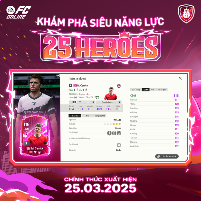 FC Online chính thức mang Eden Hazard, Guti cùng các huyền thoại khác quay trở lại trong mùa thẻ mới 25 Heroes- Ảnh 3.
