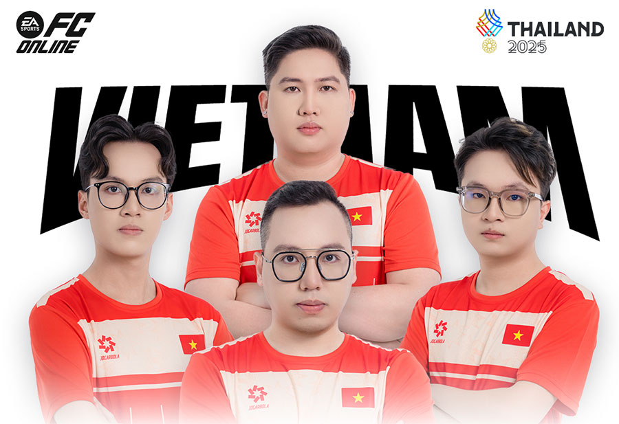 fco-sg33 Đội hình tuyển FC Online Việt Nam tranh tài tại SEA Games 33 fco sg33