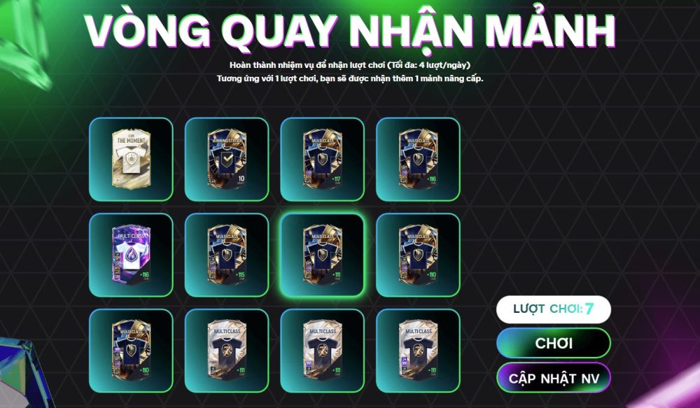 FC Online thử thách người chơi: vừa