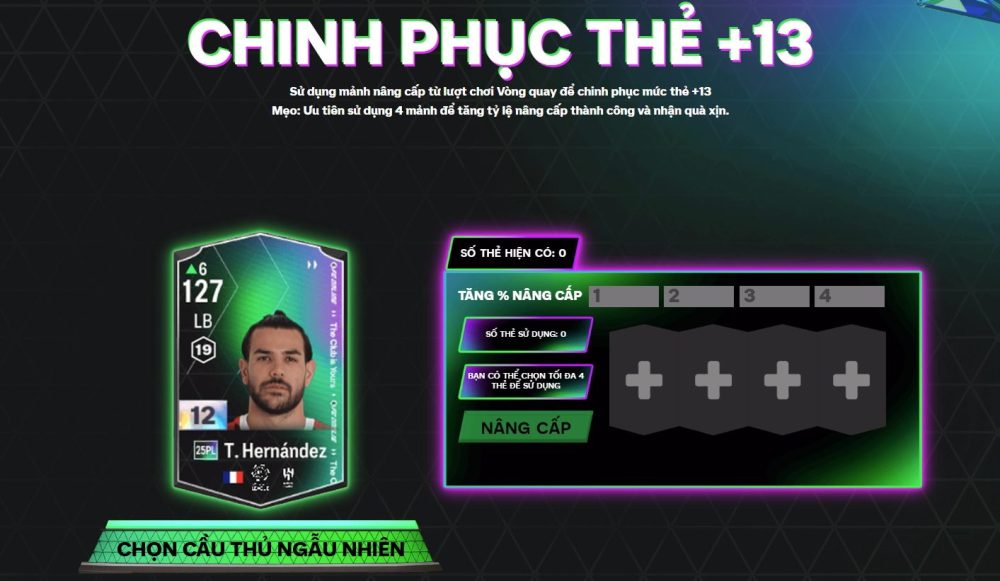 FC Online thử thách người chơi: vừa