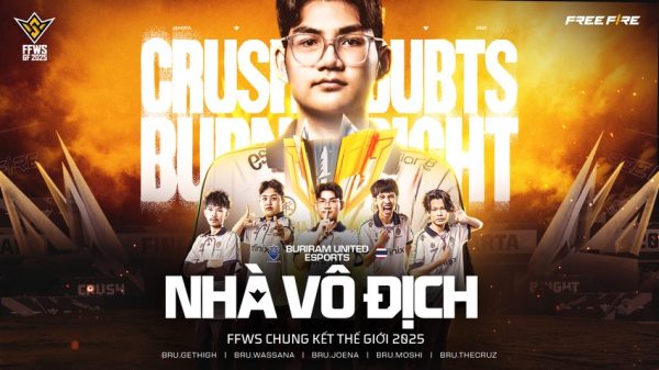 Buriram United Esports vô địch Chung Kết Thế Giới Free Fire 2025 ff wc 1jpg