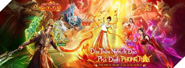 Phong Thần VNG chính thức ra mắt ngày 04.06.2025 kèm bộ 300 Giftcode Độc Quyền cực giá trị