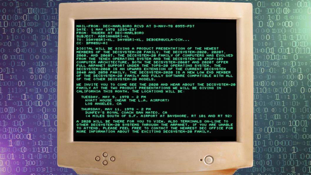 Ngày này năm 1978, một nhân viên marketing gửi thử một email - và vô tình tạo ra cơn ác mộng thư rác toàn cầu- Ảnh 1.