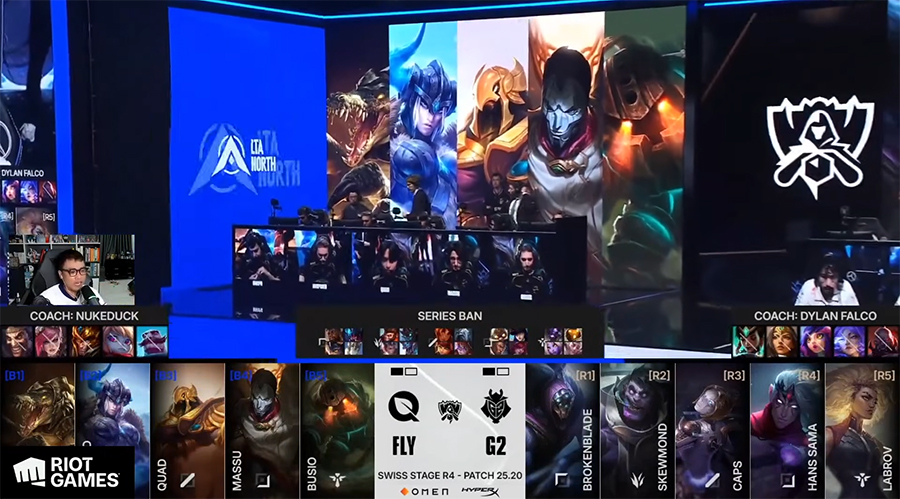 G2 ngược dòng đánh bại FLY, trở thành đại diện số 1 phương Tây tại CKTG 2025 fly g2 game3