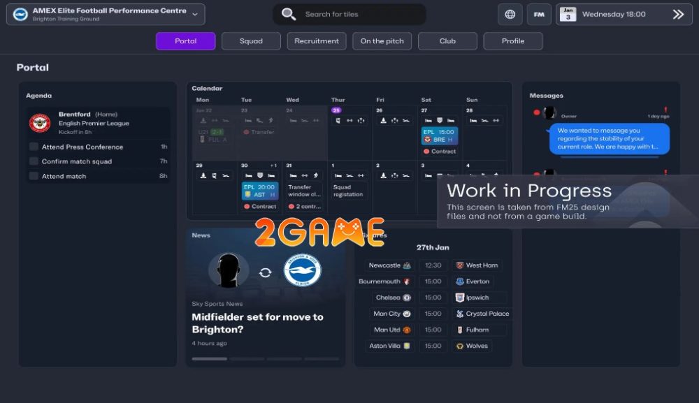 Football Manager 2025 chính thức bị hủy vì không đạt tiêu chuẩn football manager 2025 4
