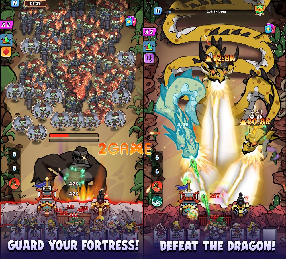 game thủ thành roguelike Fortress Frontlines