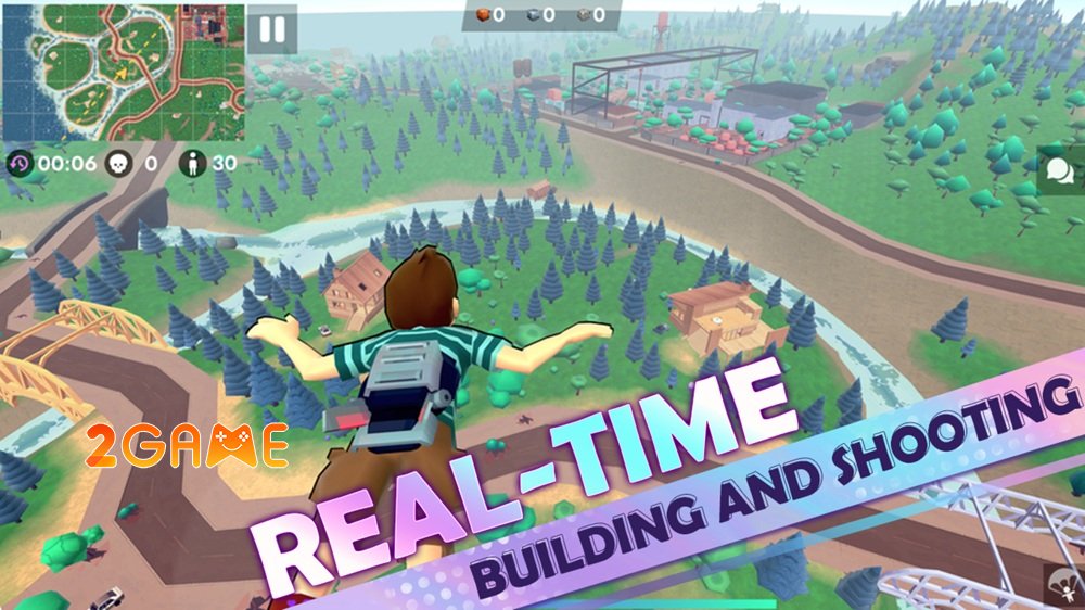 Fortzone Battle Royale kết hợp xây dựng và bắn súng thời gian thực fortzonebattleroyale 4