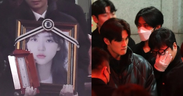 Lễ đưa tang Kim Sae Ron: Mẹ ruột đi không vững trong giờ phút cuối cùng, dàn sao nghẹn ngào tiễn biệt fotojet 2025 02 19t090029281 17399338230951907952164 0 0 335 640 crop 1739933829750313956080jpg