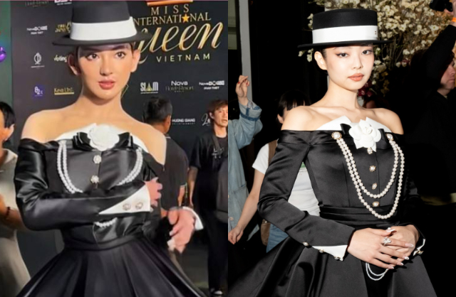 Phát hiện Jennie (BLACKPINK) “xuất hiện” tại Hoa hậu Chuyển giới Việt Nam, zoom cận mặt mới ngã ngửa- Ảnh 1.