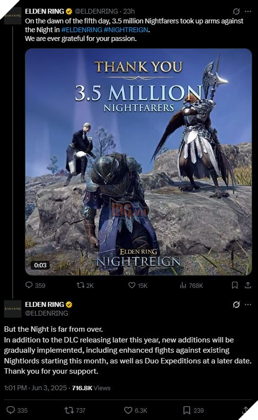 From Software hé lộ cập nhật Duo Expeditions cho Elden Ring Nightreign