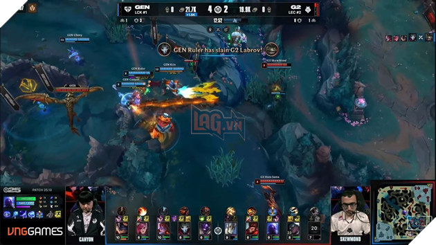 MSI 2025: GEN.G The Hien Phong Do Huy Diet Truoc G2 Esports, Buoc Tiep Vao Nhanh Thang 7 MSI 2025: GEN.G Thể Hiện Phong Độ Hủy Diệt Trước G2 Esports, Bước Tiếp Vào Nhánh Thắng 7