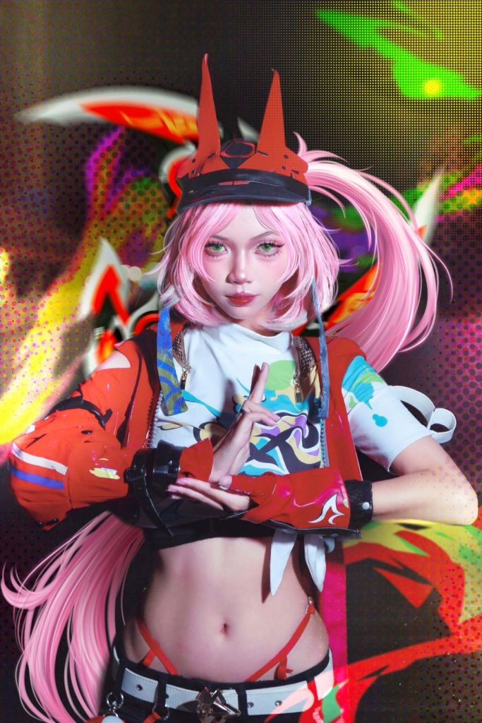 g3frnll Cosplay Rappa từ Honkai: Star Rail – Sự kết hợp hoàn hảo giữa cá tính và quyến rũ g3frnll