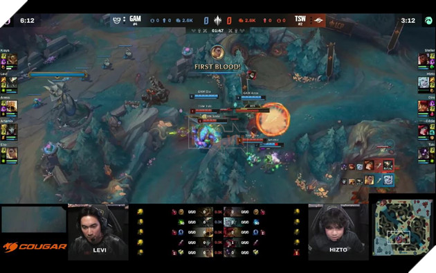 Team Secret Whales bất ngờ để GAM có lợi thế