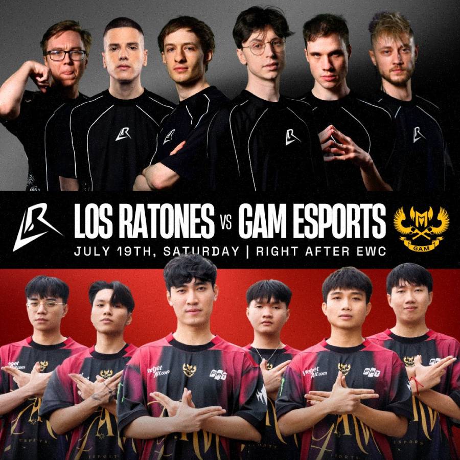 Trực tiếp GAM Esports vs LosRatones - Giao hữu hậu EWC 2025 LOL gam lr
