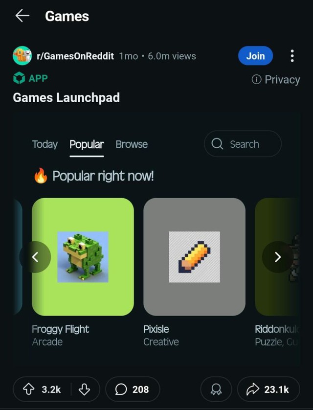 Người dùng Reddit giờ đã có thể chơi game trên chính nền tảng, một điều lẽ ra đã nên xuất hiện từ rất lâu- Ảnh 3.