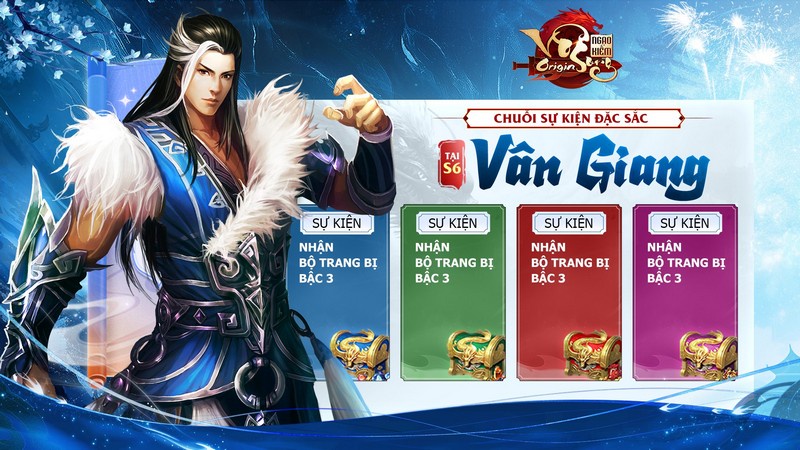 gbubnka Ngạo Kiếm Vô Song Origin khai mở máy chủ Vân Giang 10h00 16/10: Hội tụ Tình - Nghĩa - Hiệp gbubnka