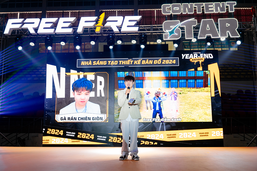 Free Fire Creator Awards 2024 - Vinh danh những nhà sáng tạo nội dung xuất sắc nhất gc3a0 rc3a1n chic3aan gic3b2n nhe1baadn thc6b0e1bb9fng nhc3a0 sc3a1ng te1baa1o thie1babft ke1babf be1baa3n c490e1bb93 free fire 2024