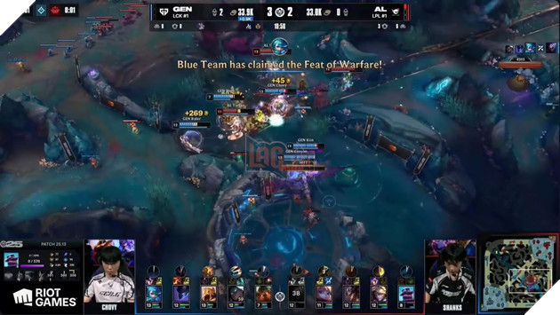 Gen.G vượt lên trong game đấu thứ hai