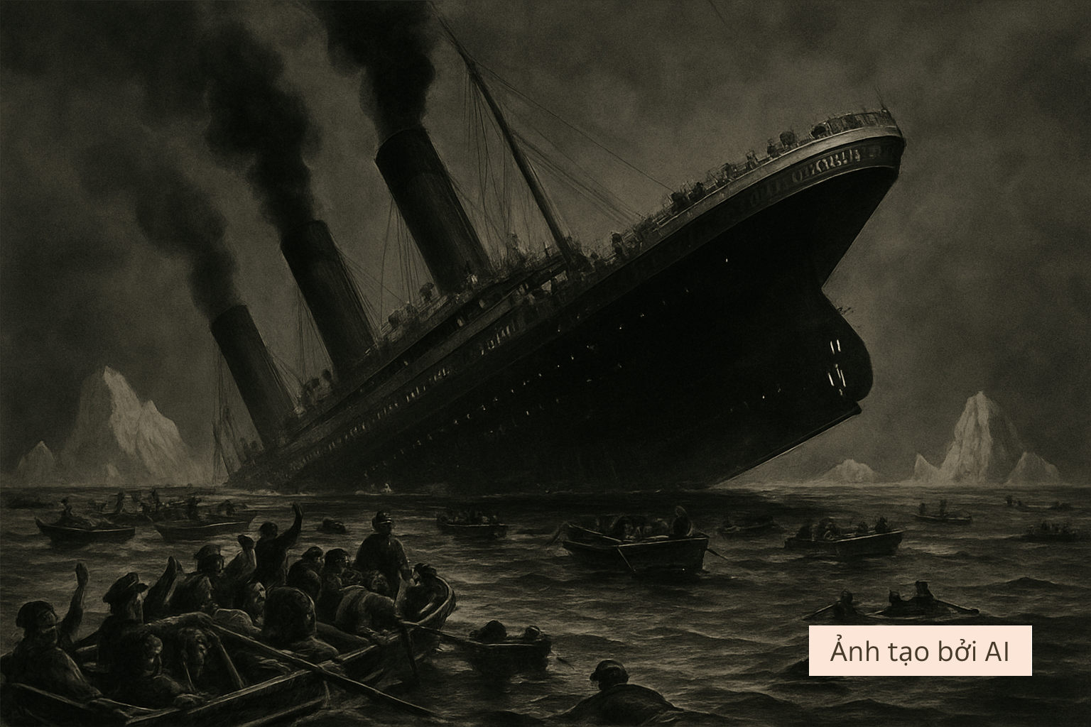 Khi AI tái hiện chân thực đêm tiệc cuối cùng trên tàu Titanic: Sự xa hoa tột cùng che mờ mọi hiểm họa- Ảnh 6.