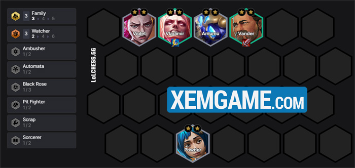 ĐTCL 13.6: Đội hình “song long” Giám Sát Vander Vladimir reroll (không Lõi Anh Hùng) giam sat reroll 1