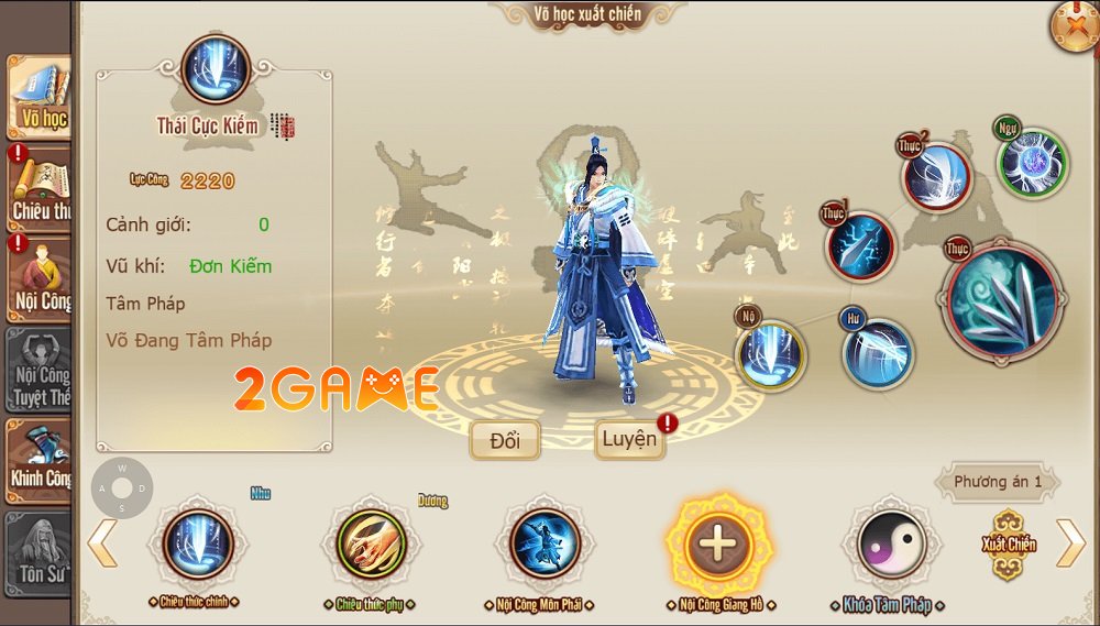 Tặng 1001 giftcode Cửu Âm Chân Kinh 2D Mobile và chọn võ học cho tân thủ giftcode cack2dmobile 1