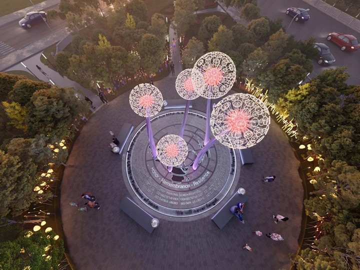 Các công trình tưởng niệm nạn nhân COVID-19 trên thế giới- Ảnh 2.