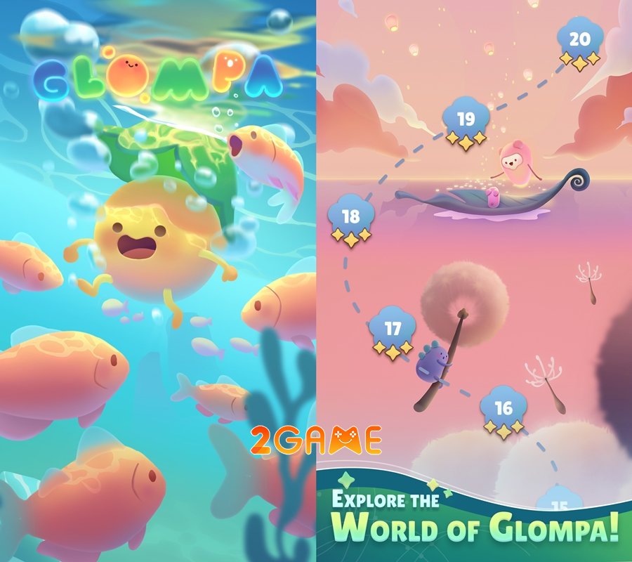 Glompa – Game giải đố vui vẻ với cách chơi thú vị glompa mobile 3