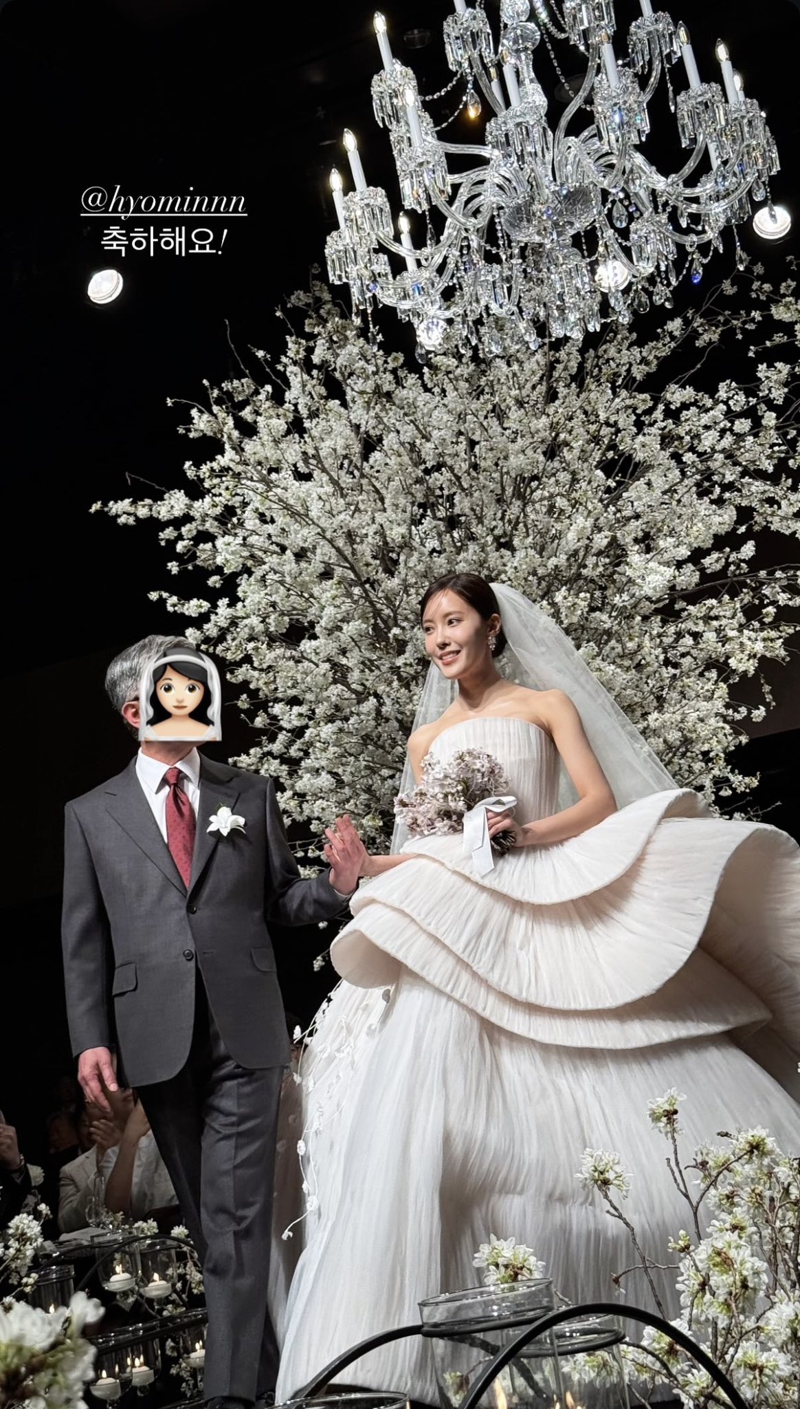 Đám cưới Hyomin (T-ara): Cô dâu xinh ngây ngất bên chú rể điển trai như tài tử, Lee Dong Wook - SNSD và cả dàn sao đình đám góp mặt- Ảnh 6.