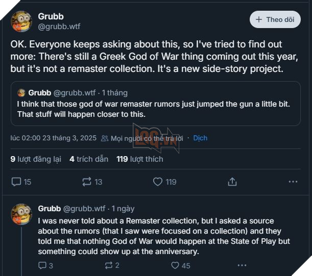 He Lo Kha Nang Ra Mat Du An Game God of War Moi Trong Nam Nay, Quay Tro Ve Hy Lap 2 Hé Lộ Khả Năng Ra Mắt Dự Án Game God of War Mới Trong Năm Nay, Quay Trở Về Hy Lạp 2