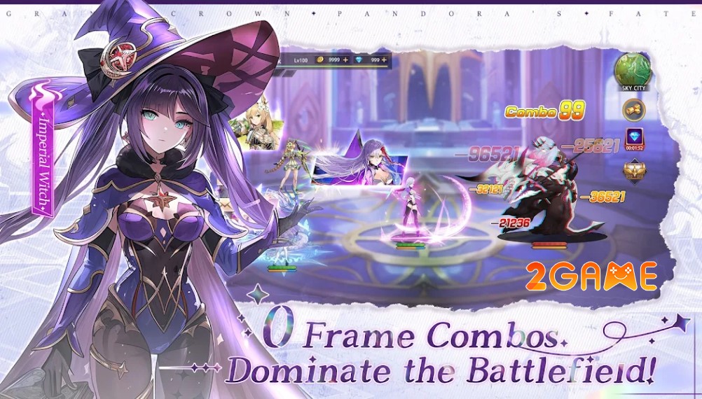 game nhập vai thẻ tướng Grand Crown: Pandora's Fate