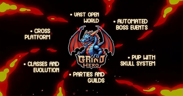 Grind Hero – Hành trình cày cuốc trong thế giới pixel hoài cổ grindhero mmorpg thumbjpg
