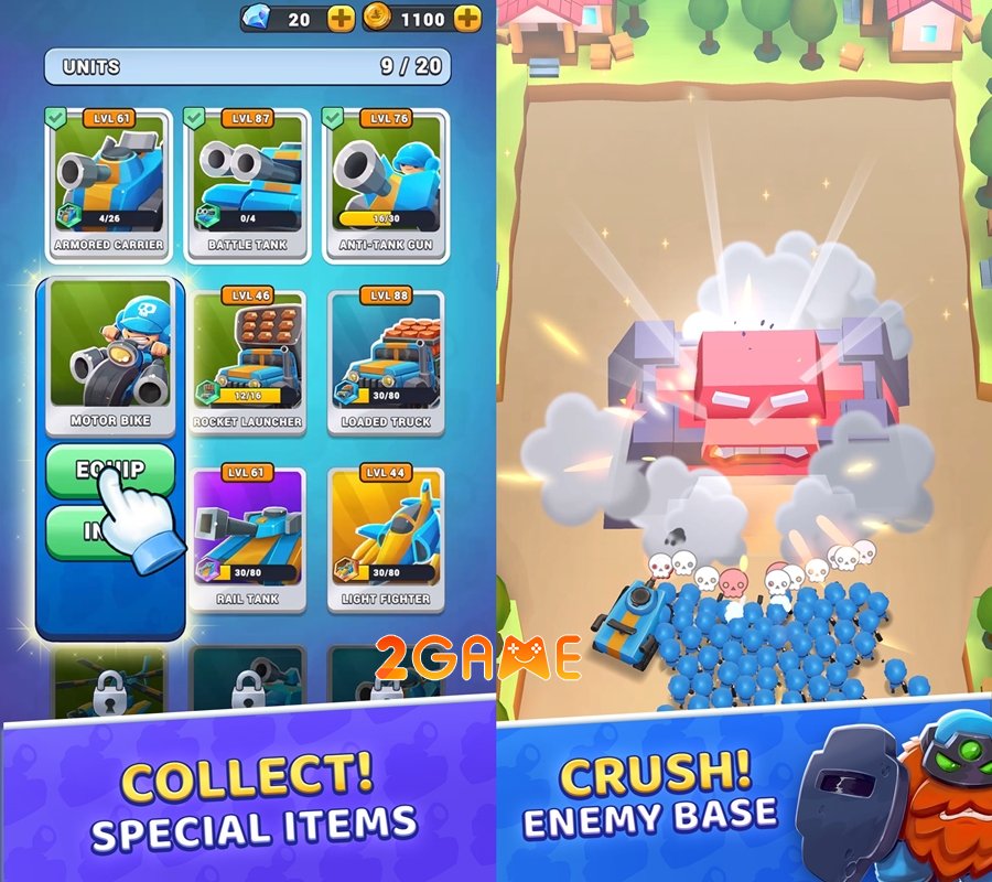 Grunt Rush ra mắt toàn cầu trên mobile, cho phép bạn thể hiện tài năng chiến thuật grunt rush global launch 3