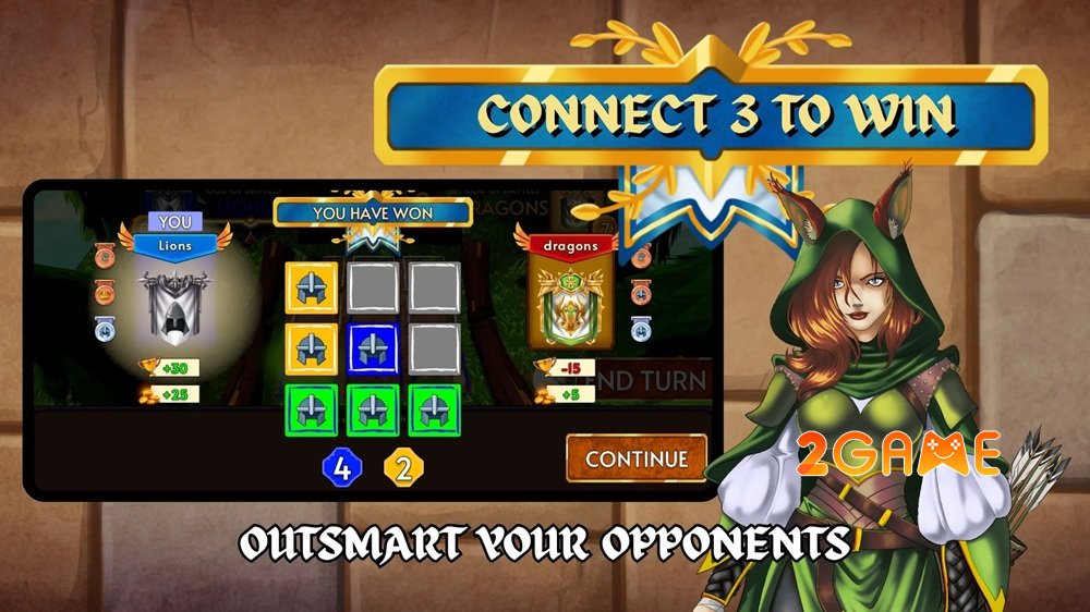 Guild Adventures: BATTLES – Đỉnh cao cờ caro chiến thuật trên mobile guildadventuresbattles 3