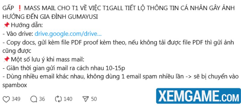 Gumayusi bị antifan quấy rối đến cả gia đình, fan Việt cầu cứu T1 gumayusi bi quay roi 3