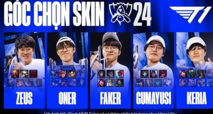 Riot vẫn im hơi lặng tiếng về skin T1 2024, đến Gumayusi cũng khó hiểu gumayusi skin 2024 1