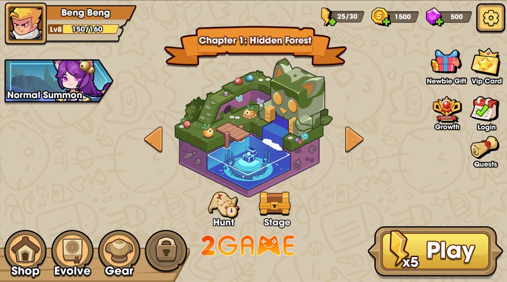 game sinh tồn roguelike Gungoon.io