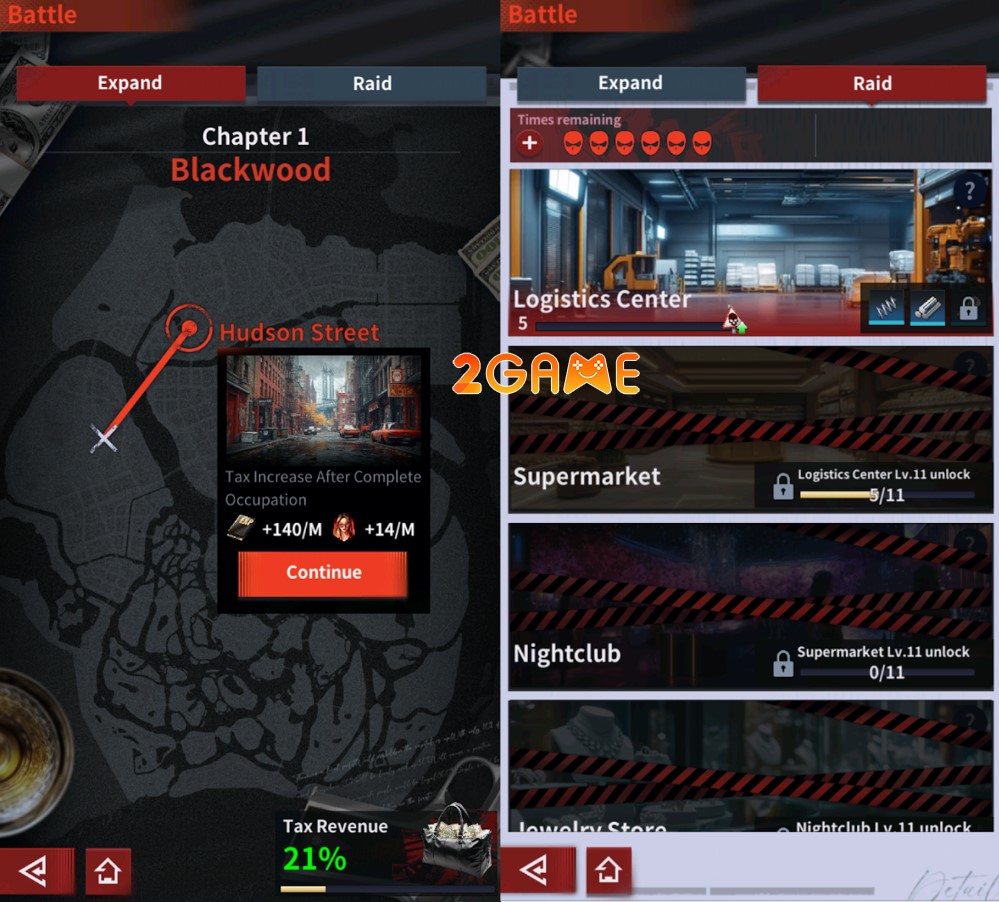 game giả lập mô phỏng quản lý Guns & Roses