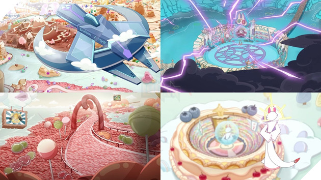 Phim chăm chút phần nhìn với những khung hình sặc sỡ, nịnh mắt.