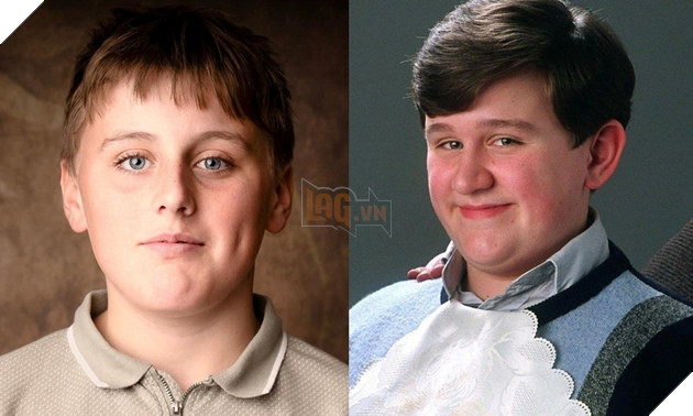 Amos Kitson được nhận xét như xé sách bước ra khi hóa thân thành Dudley Dursley.